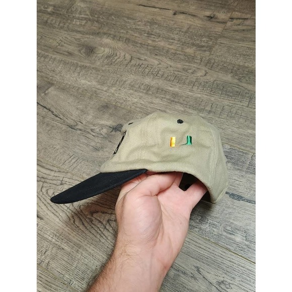 Vintage 90s 1998 Micron PC Bowl UM v NC State NCAA Football TBS Strapback Hat - Picture 4 of 7